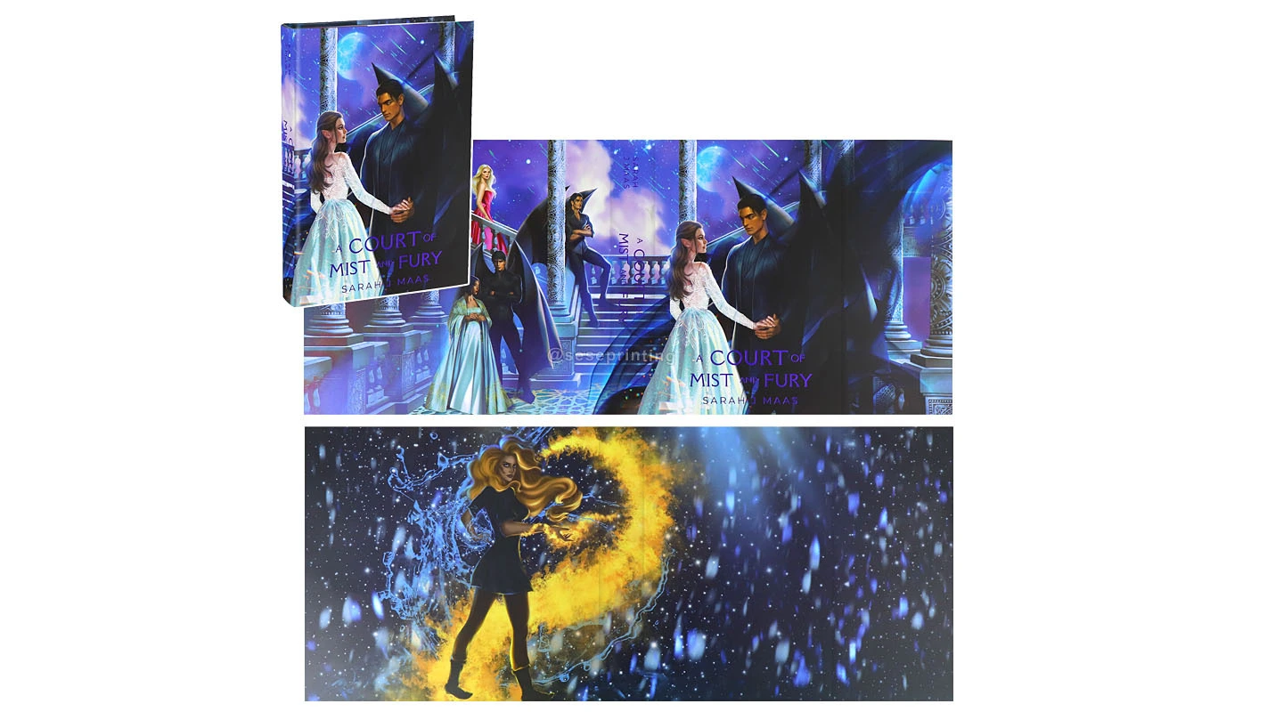 Double Sided Printing Foiled Dust Jackets Protector for Books 1