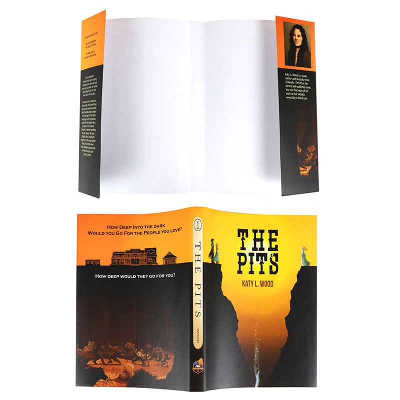 Double Sided Printing Foiled Dust Jackets Protector for Books 8
