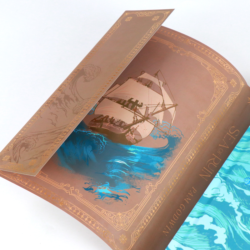 Hardback Novel Printing Endpaper/Sprayed Edges and Dust Jackets 10