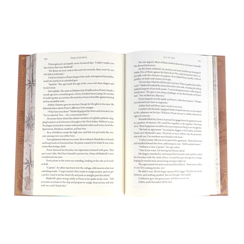 Hardback Novel Printing Endpaper/Sprayed Edges and Dust Jackets 9