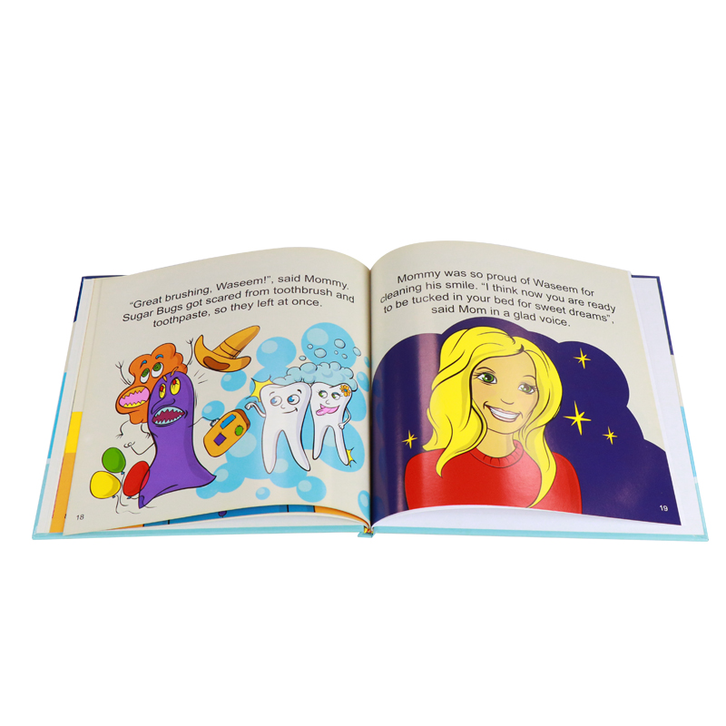 Custom Hardcover Full Color Kids Educational Story Book Printing 7