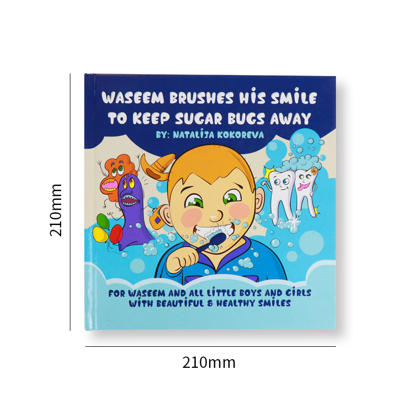 Custom Hardcover Full Color Kids Educational Story Book Printing 6