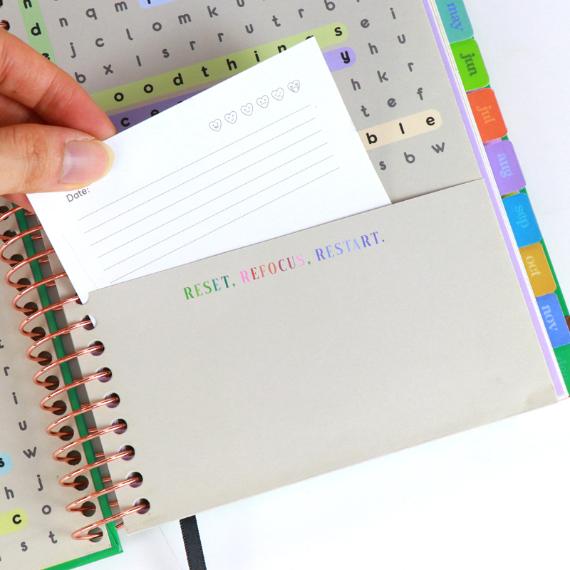 Personalized Agendas Print Hardcover Gold Spiral Finance Planner 11