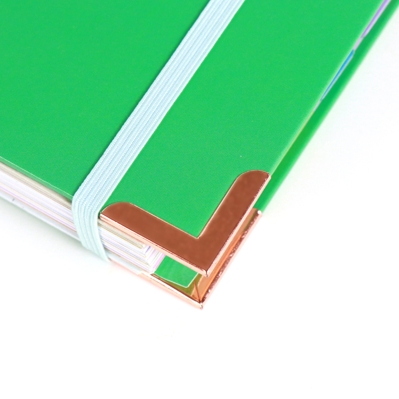 Personalized Agendas Print Hardcover Gold Spiral Finance Planner 13