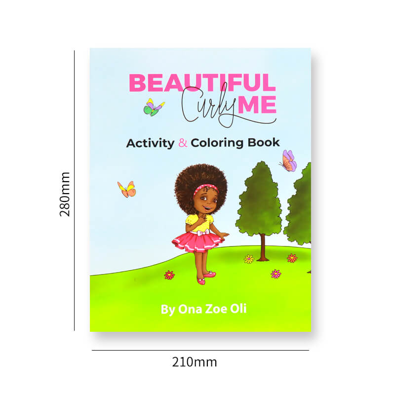 Softcover Colouring Book Printing Activity Coloring Book for Kids 6