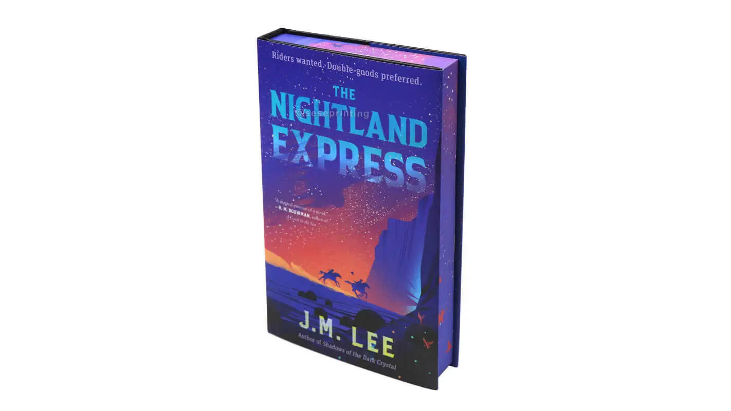 Hardcover Book Publisher Printing Sprayed Edges and Dust Jackets 1