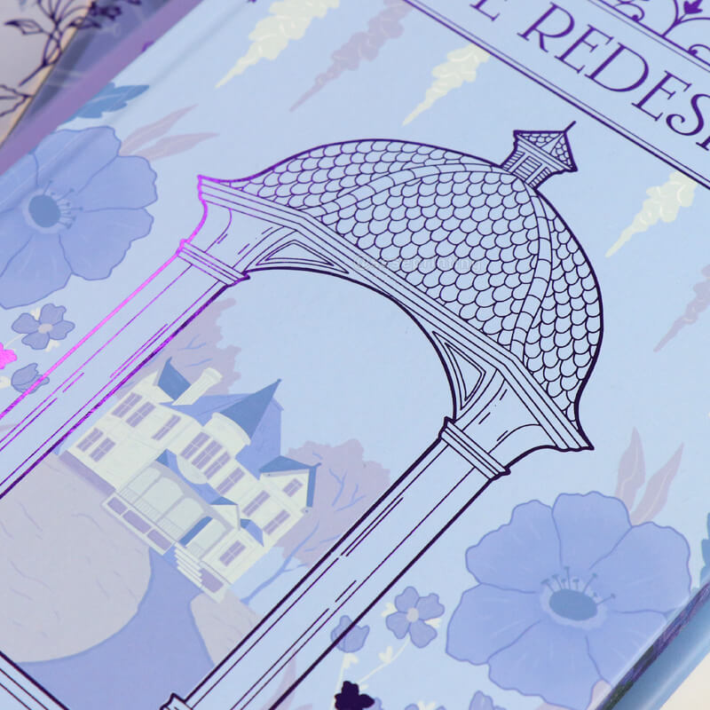 Foil Special Hardcover Book with Sprayed Edges and Packaging Box 12