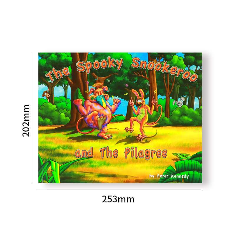 Custom Full Color Paperback Children's Book Printing Service 6