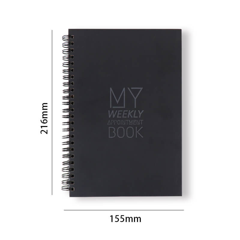 Custom Notebook Printing Spiral Weekly Journal Appointment Book 6