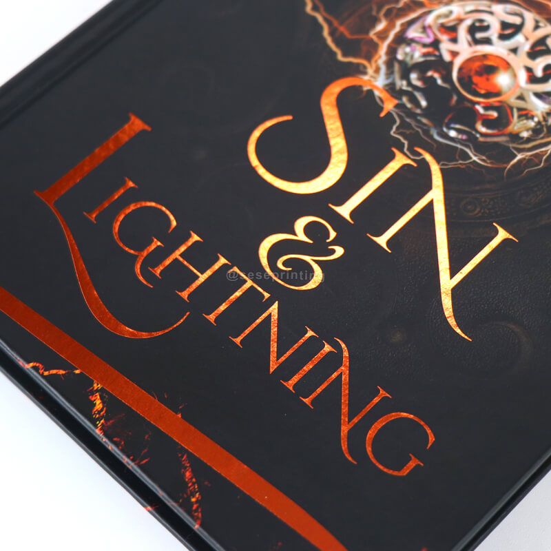 Foiled Special Edition Hardback Novel Printing Sprayed Edges 8