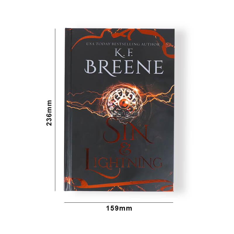 Foiled Special Edition Hardback Novel Printing Sprayed Edges 6