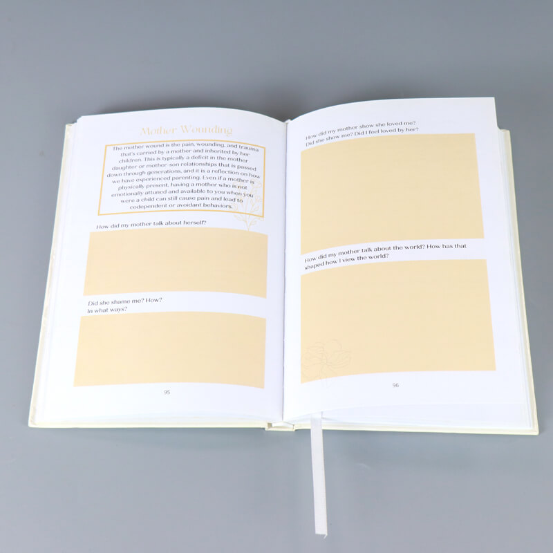 Custom Planner Printing Undated Hardcover Mother Journal Diary 7