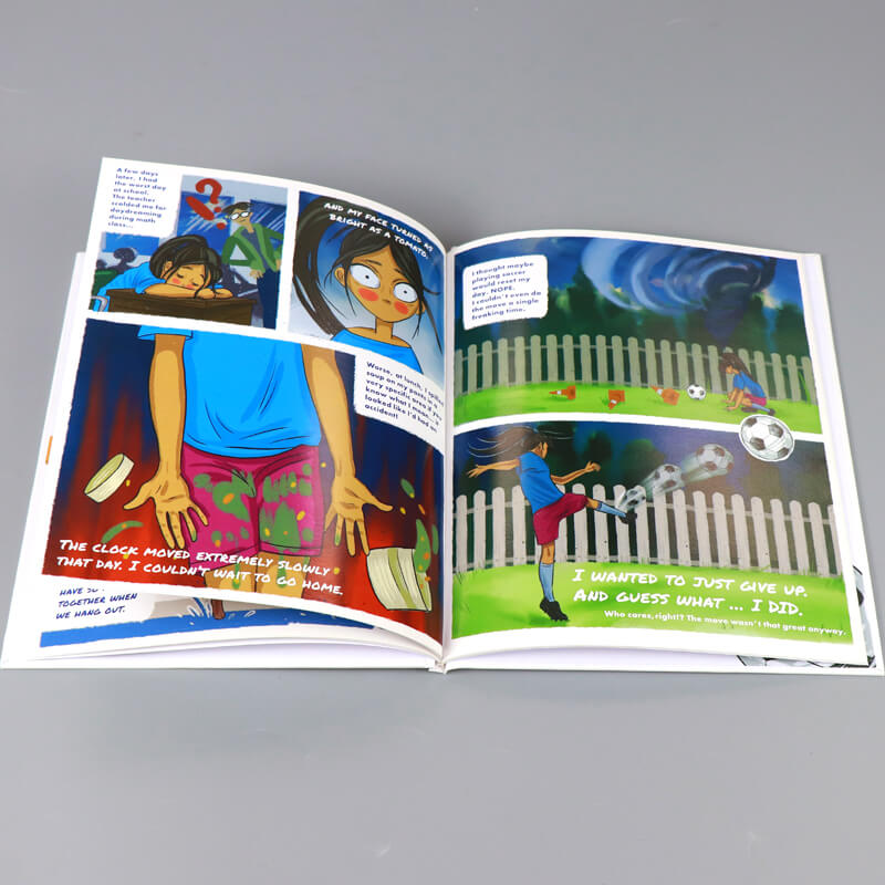 Custom Children Comic Book Printing Hardcover Adult Manga Book 7