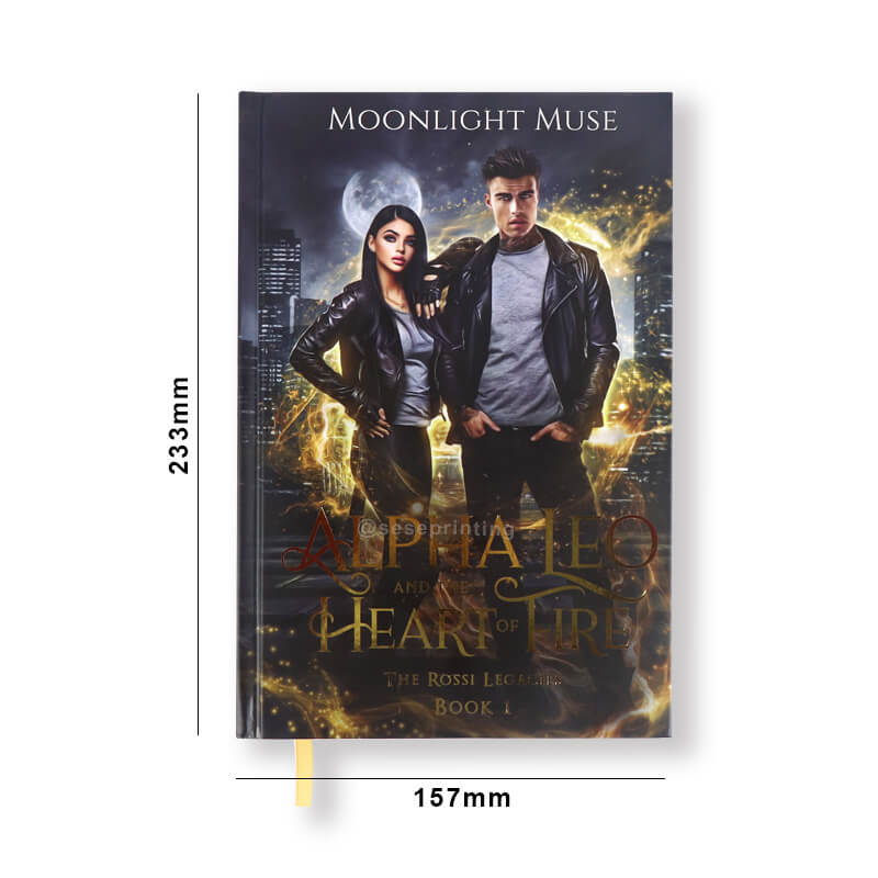 フルカラー特別版ロマンス小説印刷、金縁 6