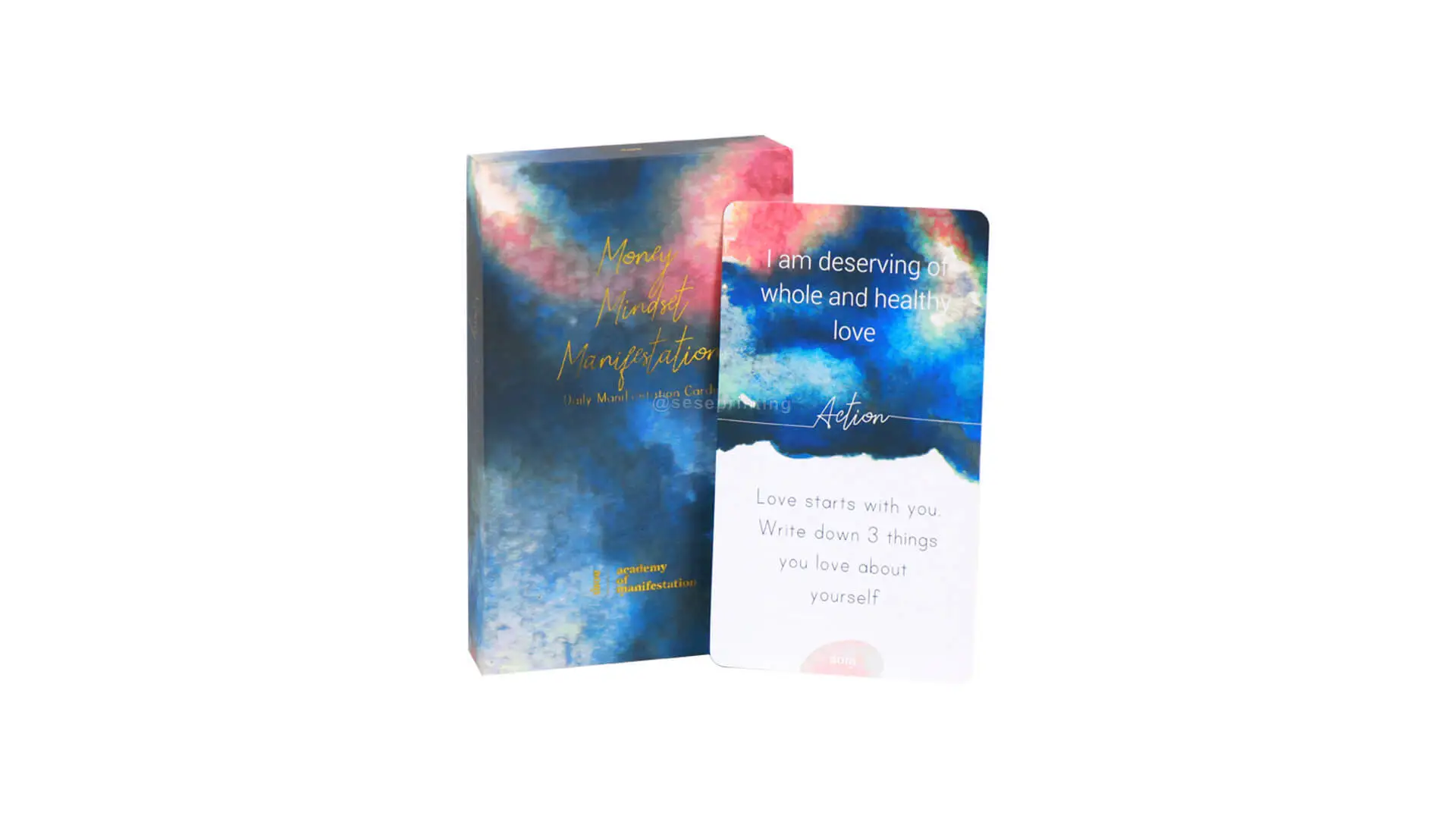 Personalized Daily Affirmation Cards Printing Rigid Box Packaging 1