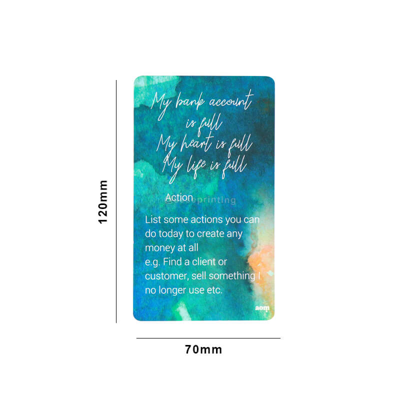 Personalized Daily Affirmation Cards Printing Rigid Box Packaging 7
