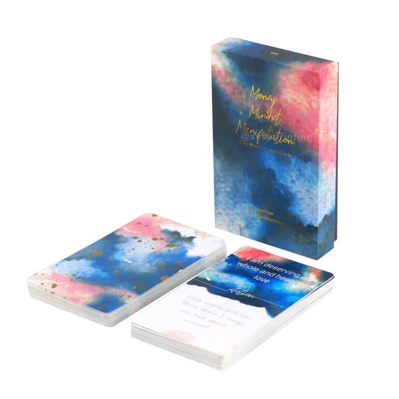 Personalized Daily Affirmation Cards Printing Rigid Box Packaging 9