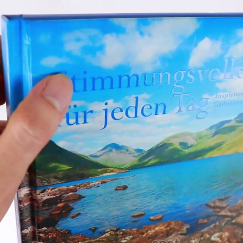 China Book Printing Service Hardcover Landscape Photography Book 8