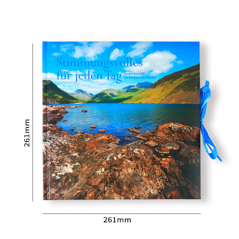 China Book Printing Service Hardcover Landscape Photography Book 6