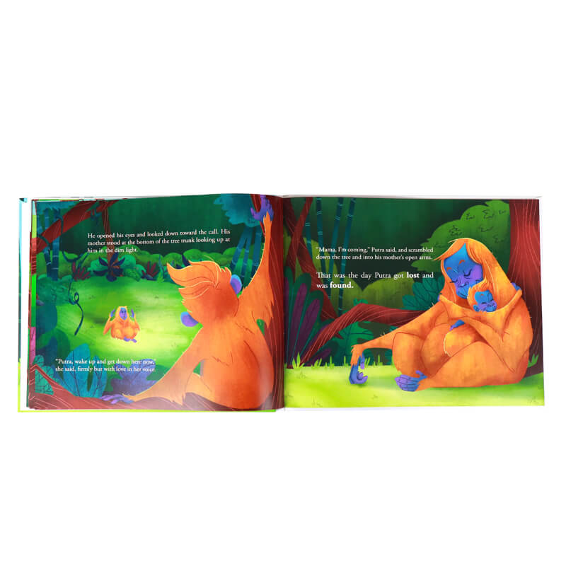Custom Matte Hardcover Children's Book Printing Baby Story Book 7