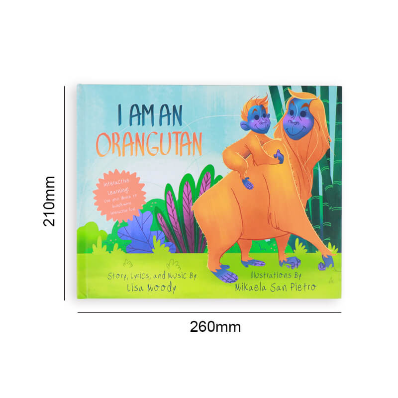 Custom Matte Hardcover Children's Book Printing Baby Story Book 6