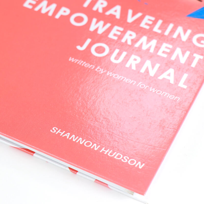 Custom Travel Journal Printing Spiral Self Care Planner for Women 8