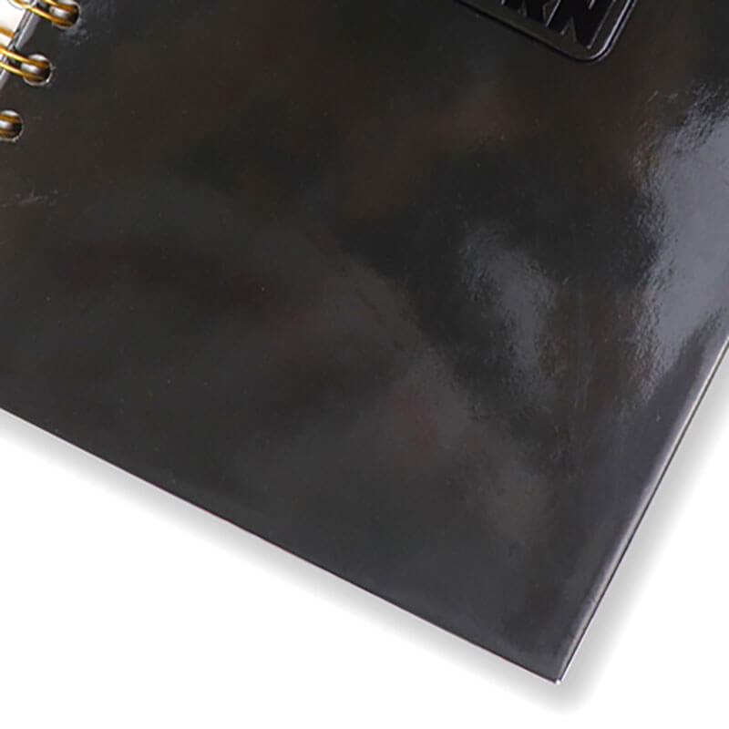 Embossed Logo Hardcover Spiral Daily Fitness Log Journal Printing 8