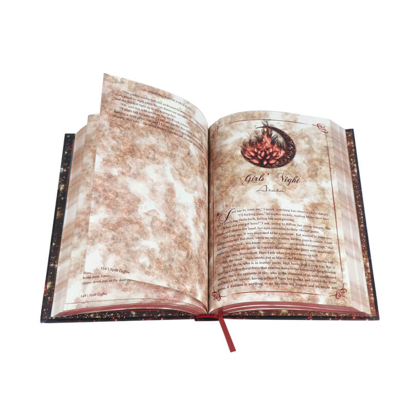 Special Edition Books Printed Foiling on Cover and Sprayed Edges 7