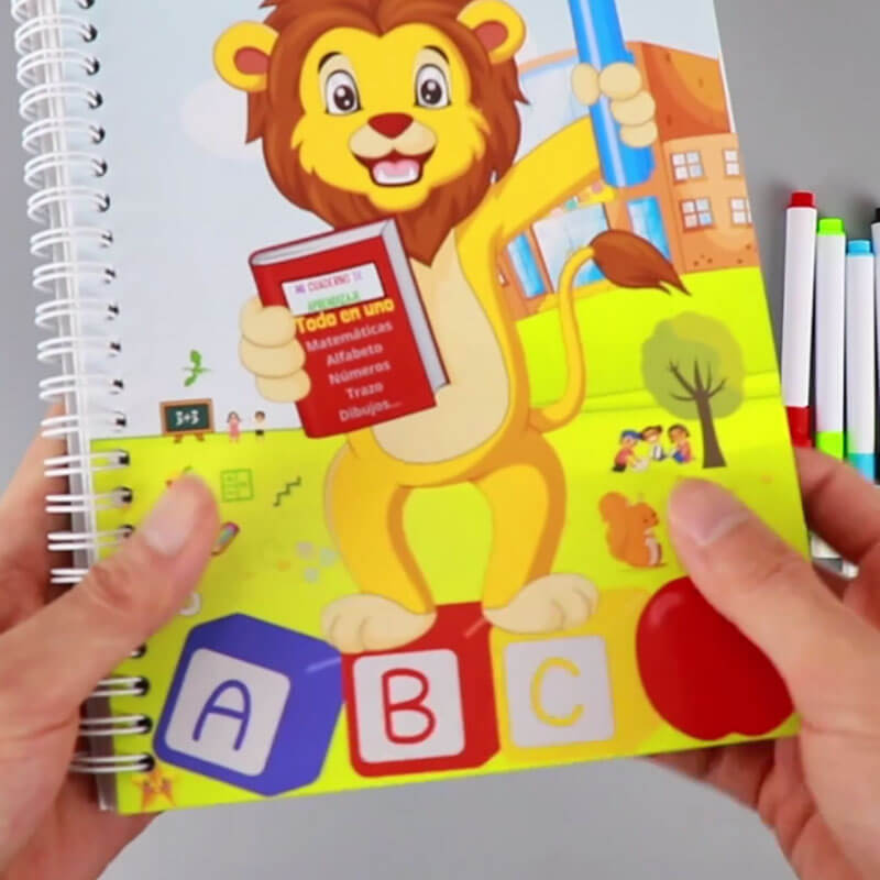 Reusable 3D Groove Copybook Children's Exercise Books Printing 8
