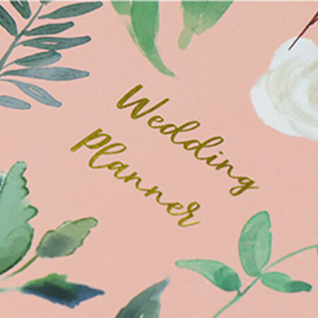 Custom Wedding Planner Book and Organizer Set Printing with Box 9