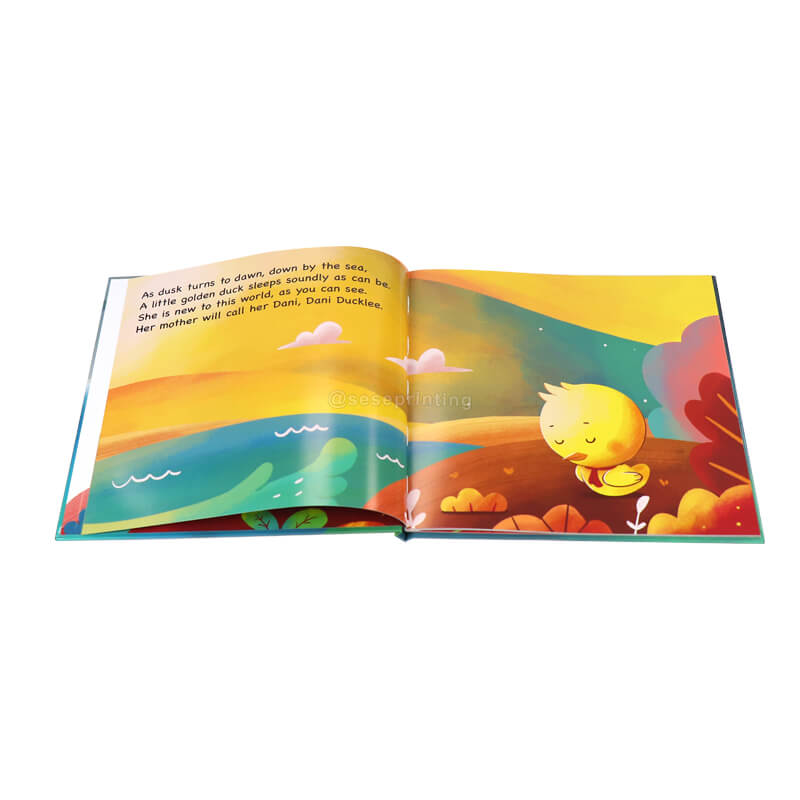 Custom Kid Picture Books Printed Glossy Hardcover Children's Book 7