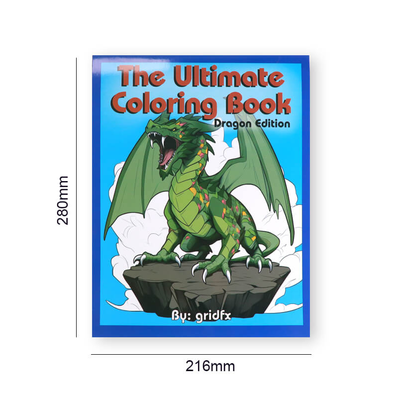 Custom Children's Book Printing Paperback Coloring Book for Kids 6