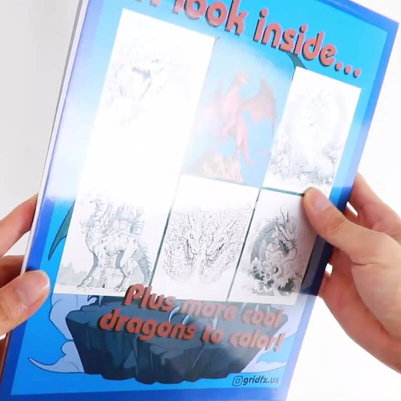 Custom Children's Book Printing Paperback Coloring Book for Kids 8