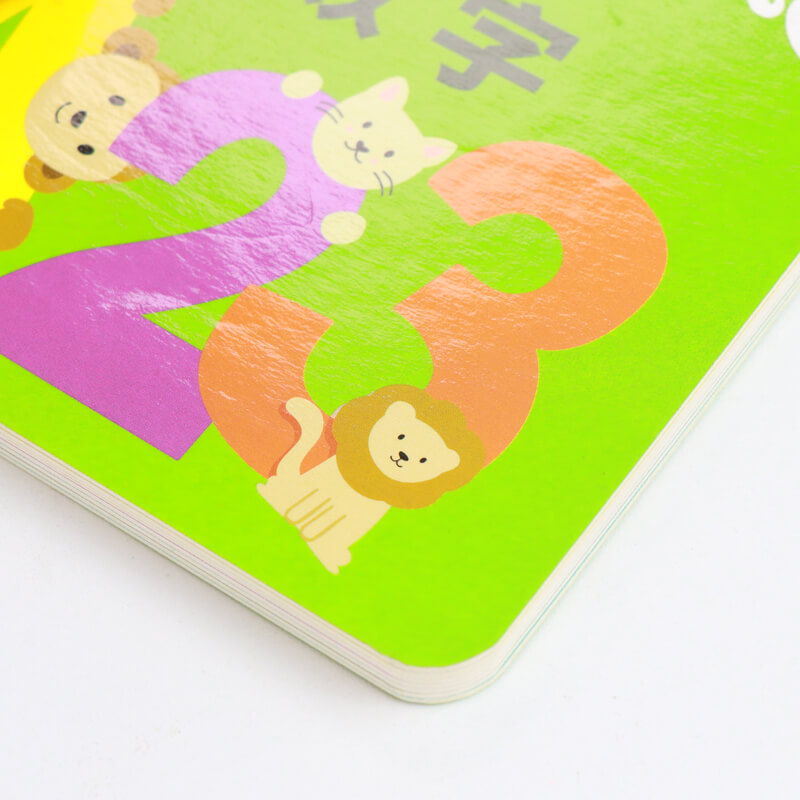 Boardbook Publisher Custom Baby Learning Cardboard Book Printing 8