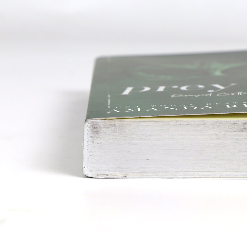 Custom Special Edition Paperback Book Printed with Sprayed Edges 10