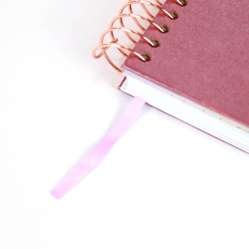 12 Month Hardcover Spiral Planner Personalized Agenda Printing 13