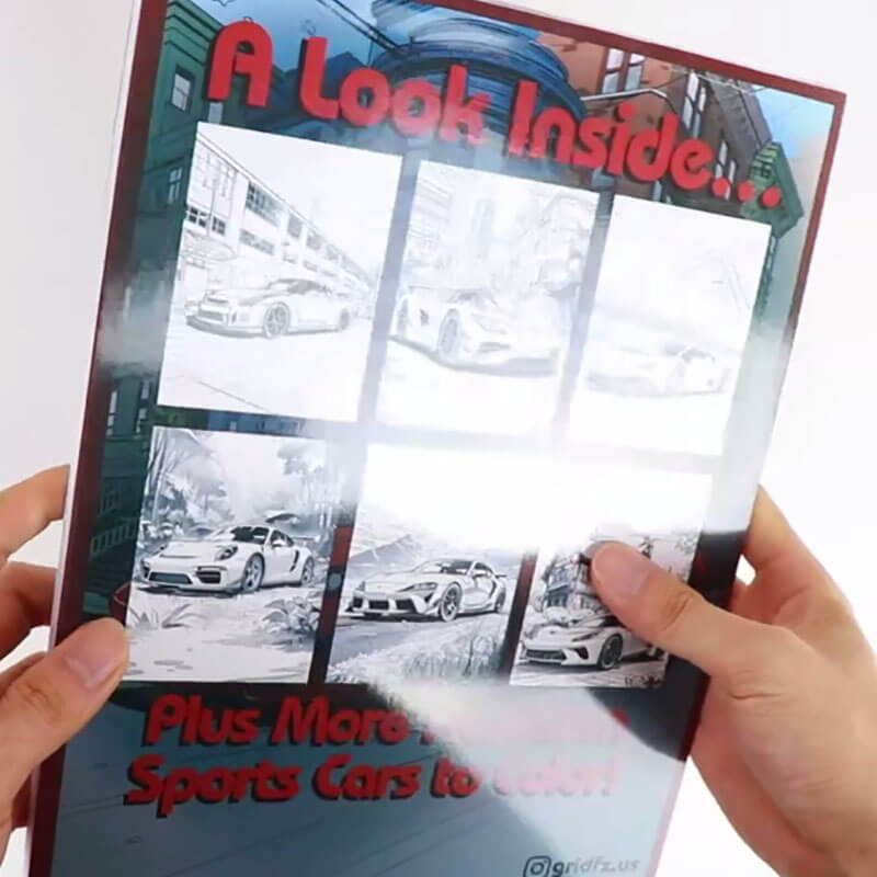 Softcover Children Drawing Book Printing Coloring Book for Adult 8