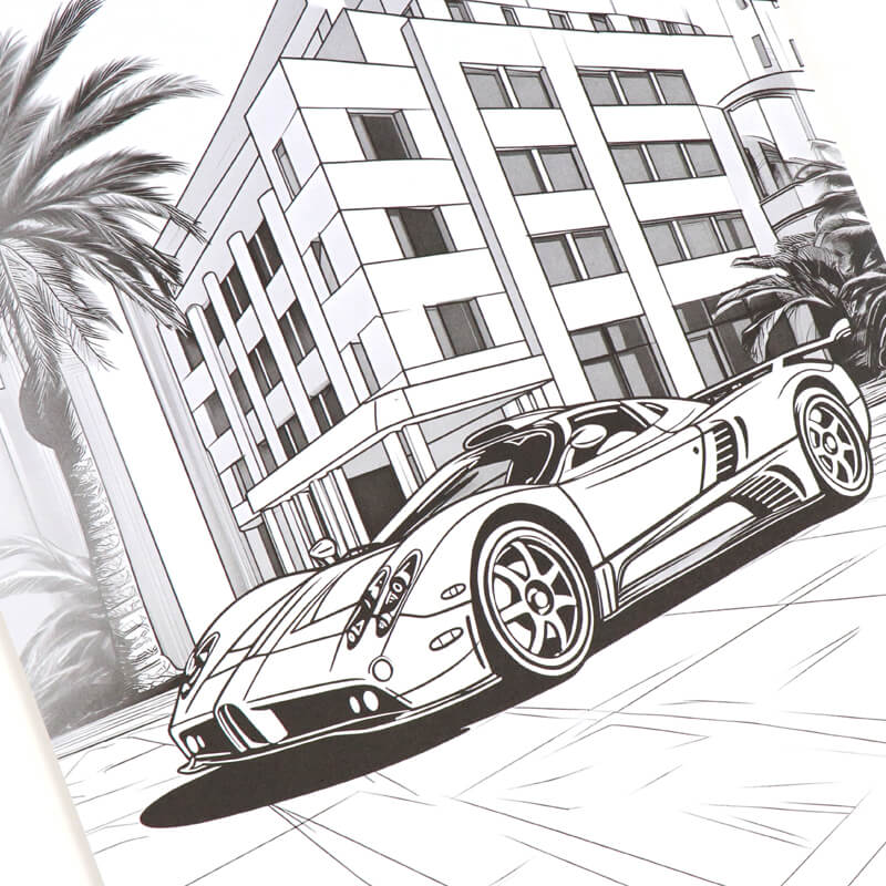 Softcover Children Drawing Book Printing Coloring Book for Adult 7