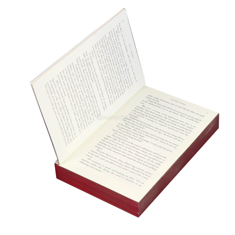 Veröffentlichung von Liebesromanen, Taschenbuchdruck mit Farbschnitt 8