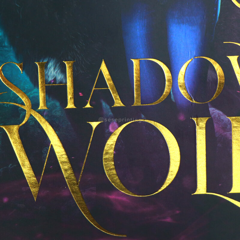 Foil Book Printing Paperback Romance Novel with Sprayed Edges 9