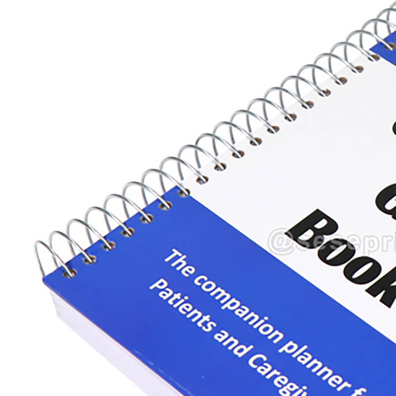 Printing Hardcover Spiral Weekly Companion Planner for Patients 10