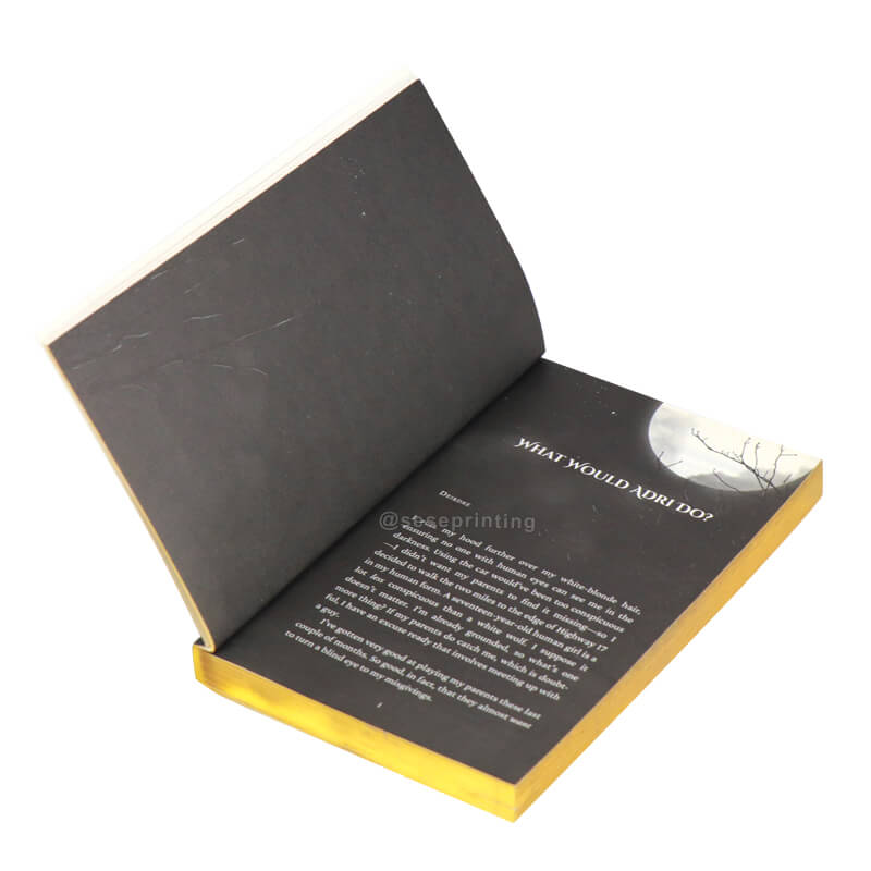 Luxury Special Edition Paperback Books Printing with Sprayed Edges 8