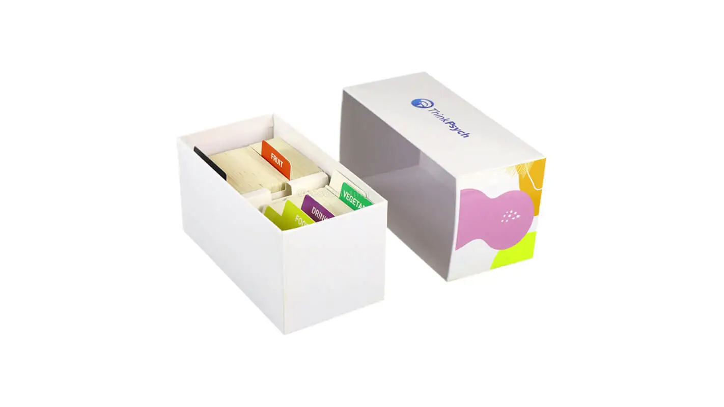 Custom 150 Words Language Learning Flash Cards Printed Manufacturer 1