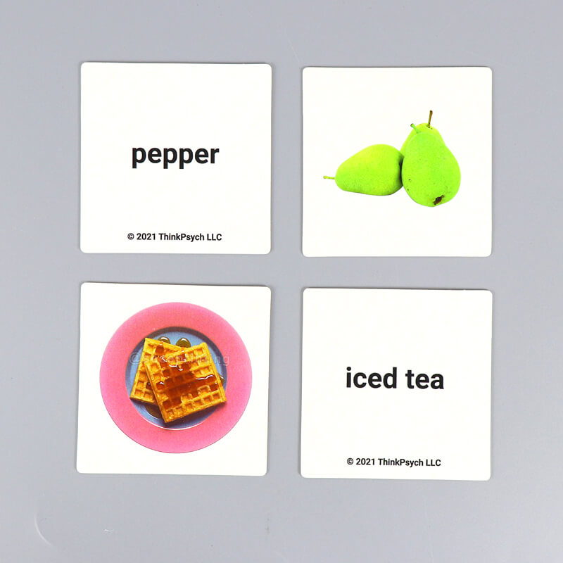 Custom 150 Words Language Learning Flash Cards Printed Manufacturer 8