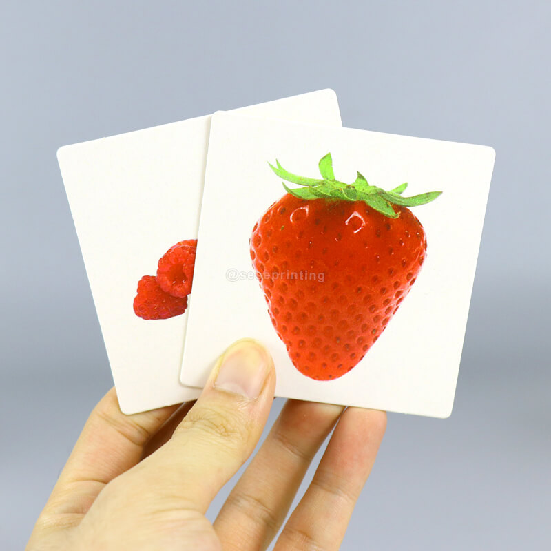 Custom 150 Words Language Learning Flash Cards Printed Manufacturer 9