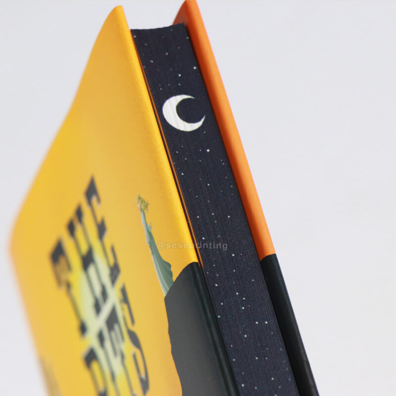 Book Printing Services Hardcover Collector Novel with Sprayed Edge 10