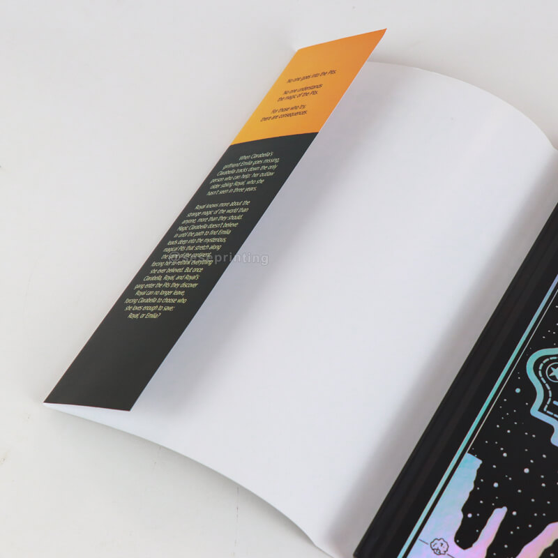 Book Printing Services Hardcover Collector Novel with Sprayed Edge 8