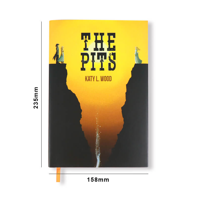 Book Printing Services Hardcover Collector Novel with Sprayed Edge 6