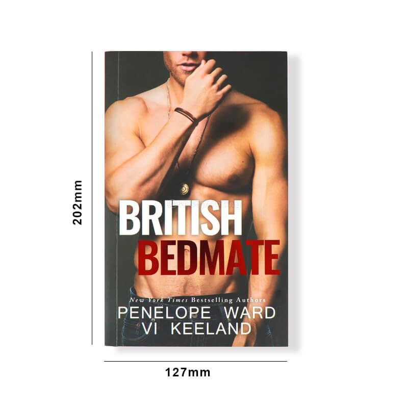 Luxurious Fiction Book Printing Paperbacks with Red Foiled Edges 7