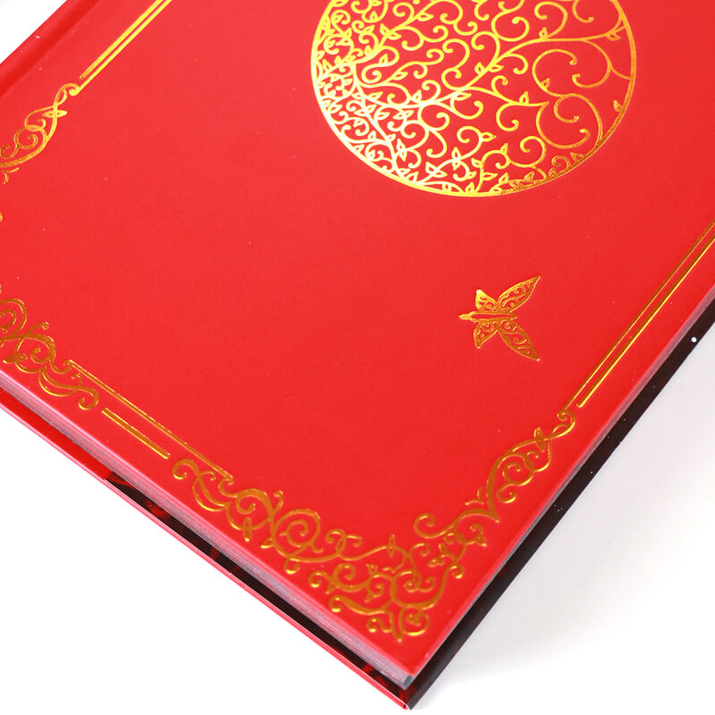 Foiled Hardcover Sprayed Edges Book Printed Dust Jackets/End Pages 10